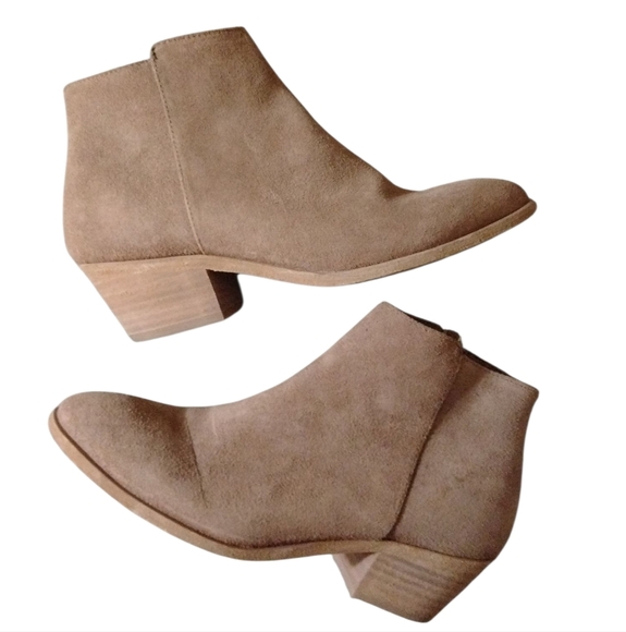 Thursday Boot Company Light Brown Suede Ankle Boots - Picture 1 of 11